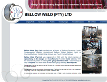 Tablet Screenshot of bellowweld.co.za
